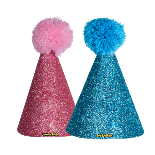 EverJoy Party - Party Accessories item - Blue & Pink Party Hat Set